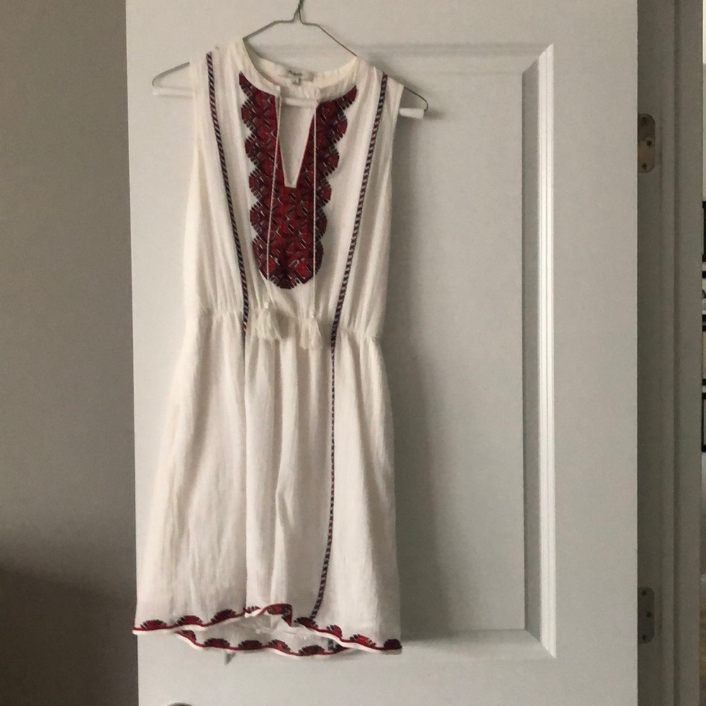 Madewell white summer dress